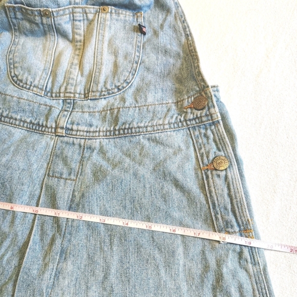 Polo Jeans Co Ralph Lauren Womens Y2K Carpenter Denim Overalls Size S Suspender - Picture 12 of 12